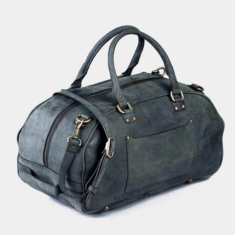 Leather Shoulder Bag for Men | Overnight Duffle | MONT5